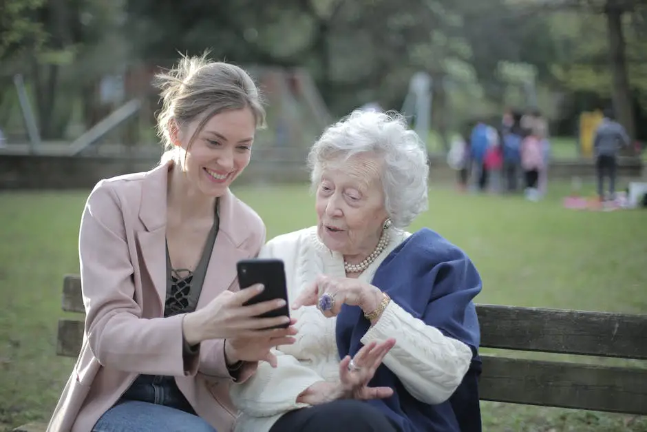 An image showing seniors in a park, representing the aging population in Australia.