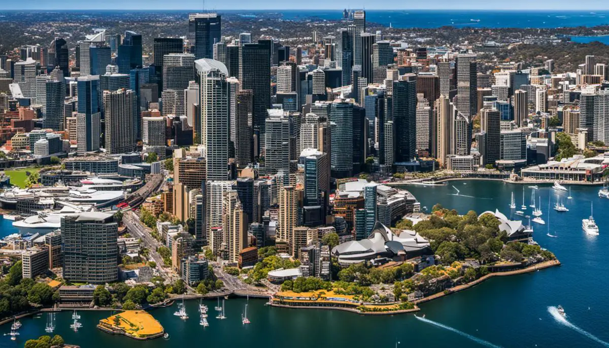 Image illustrating the overview of Sydney versus other major Australian cities, highlighting the differences in housing prices.